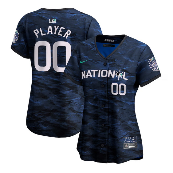 Women%27s National League Nike Royal 2023 MLB All-Star Game Limited Player Jersey->customized mlb jersey->Custom Jersey